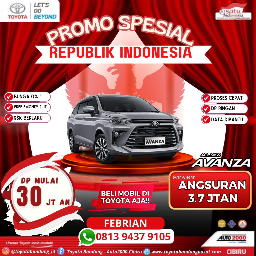 Promo Toyota Avanza